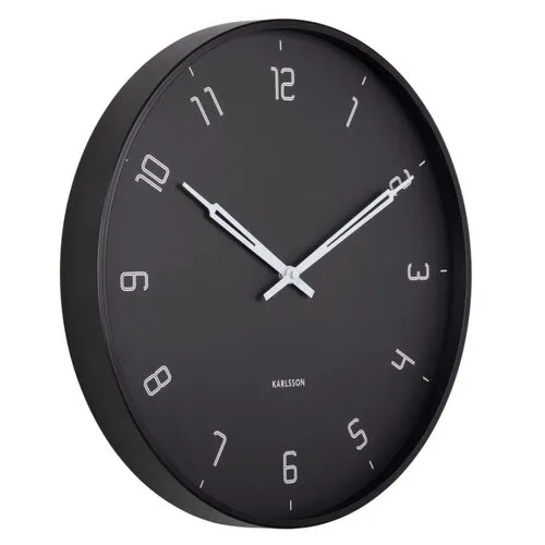 Karlsson 5950BK dizajnové nástenné hodiny 40 cm