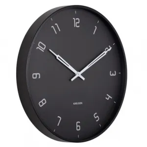 Karlsson 5950BK dizajnové nástenné hodiny 40 cm