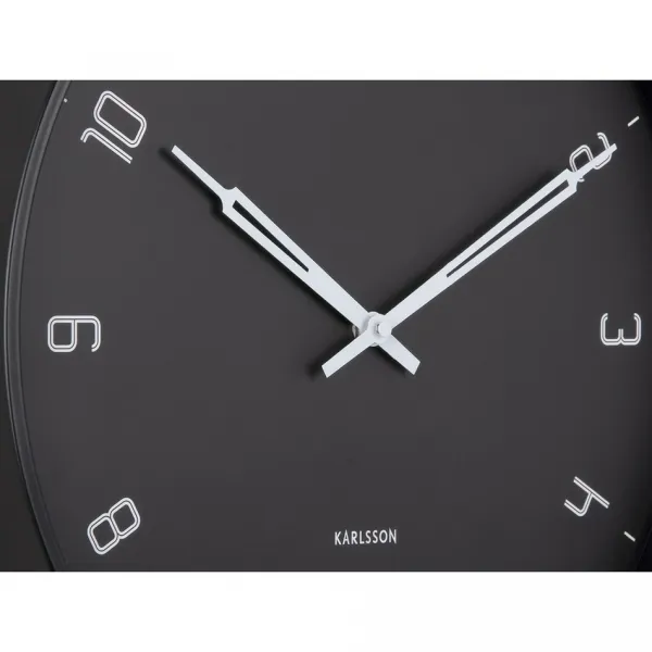 Karlsson 5950BK dizajnové nástenné hodiny 40 cm