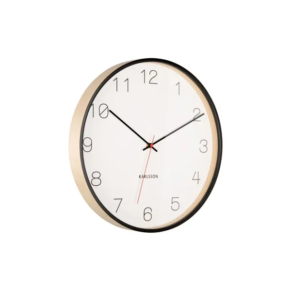 Karlsson 5926BK dizajnové nástenné hodiny 40 cm