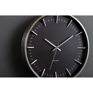 Karlsson 5911SI dizajnové nástenné hodiny 35 cm