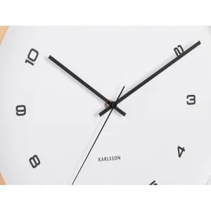 Karlsson 5938WH dizajnové nástenné hodiny 41 cm