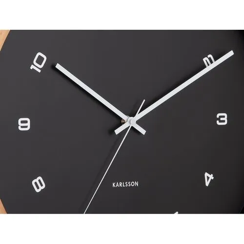 Karlsson 5938BK dizajnové nástenné hodiny 41 cm