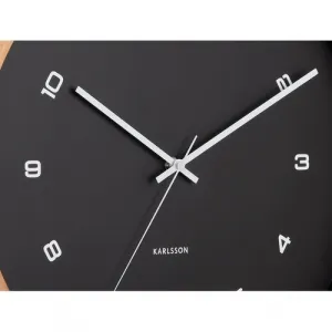 Karlsson 5938BK dizajnové nástenné hodiny 41 cm