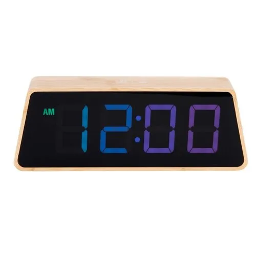 Karlsson 5931 dizajnový LED budík/hodiny 19 cm