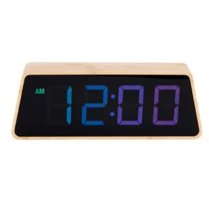 Karlsson 5931 dizajnový LED budík/hodiny 19 cm