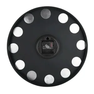 Karlsson 5762BK dizajnové nástenné hodiny, pr. 40 cm