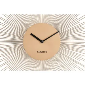 Karlsson 5817GD Dizajnové nástenné hodiny pr. 45 cm