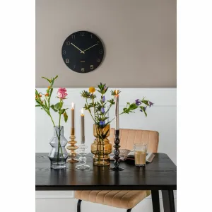 Karlsson 5762BK dizajnové nástenné hodiny, pr. 40 cm