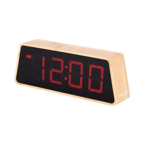 Karlsson 5931 dizajnový LED budík/hodiny 19 cm