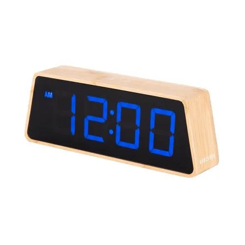 Karlsson 5931 dizajnový LED budík/hodiny 19 cm