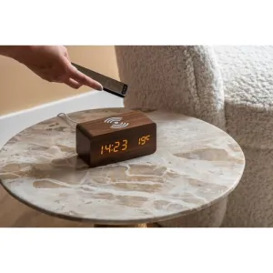 Karlsson 5933DW LED budík/hodiny s nabíjaním 15 cm