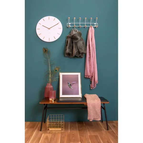 Karlsson 5716WH 45cm nástenné hodiny 