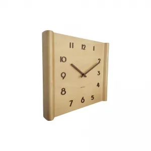 Karlsson 5960WD dizajnové nástenné hodiny 32 x 36 cm