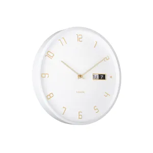 Karlsson 5953WH dizajnové nástenné hodiny 30 cm
