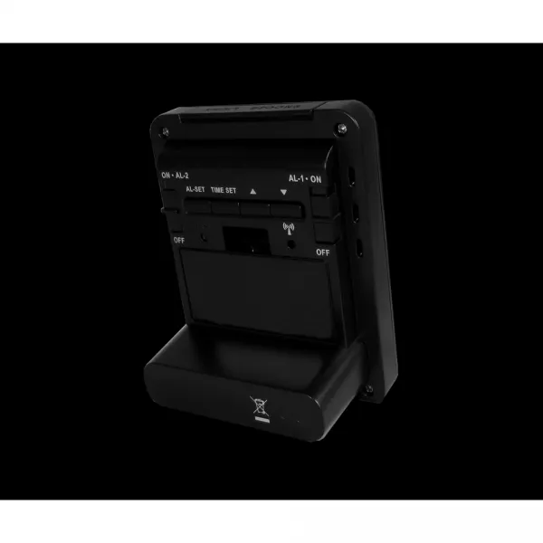 Digitálny budík Lavvu Duo Black, 9,2 cm