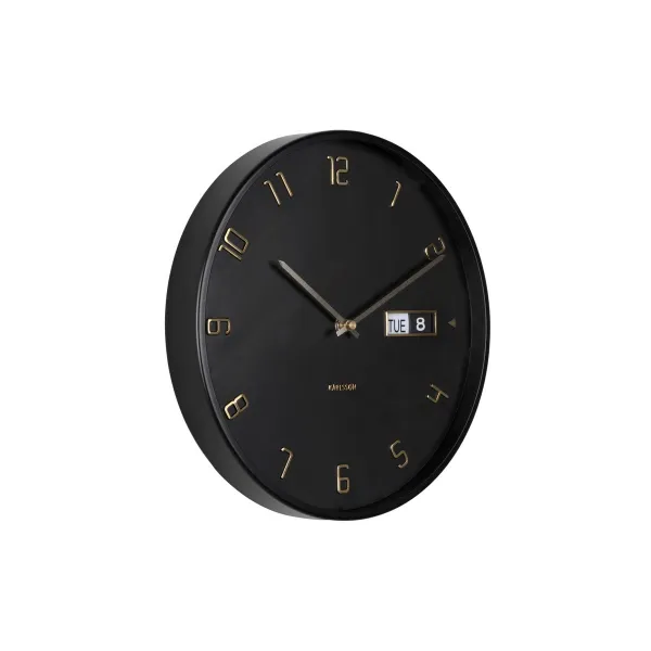 Karlsson 5953BK dizajnové nástenné hodiny 30 cm