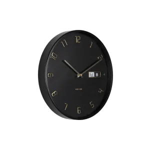 Karlsson 5953BK dizajnové nástenné hodiny 30 cm