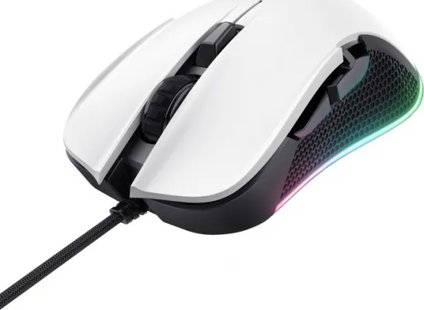 TRUST GXT 922W YBAR Eco Gam Mouse USB wh