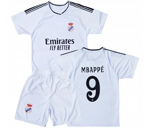JAKS Detský futbalový dres s podkolienkami Mbappé Real Madrid Rozmery: 152