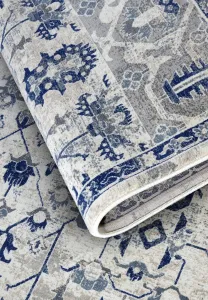 Villeroy & Boch - Hanse Home koberce Kusový koberec Villeroy & Boch 106121 Cream, Blue - 200x280 cm
