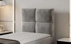 ArtElta Čalúnená jednolôžková posteľ RIVIA | 90 x 200 cm Farba: Monolith 37