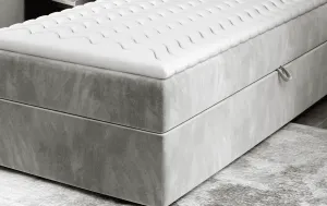 ArtElta Čalúnená jednolôžková posteľ RIVIA | 90 x 200 cm Farba: Monolith 37