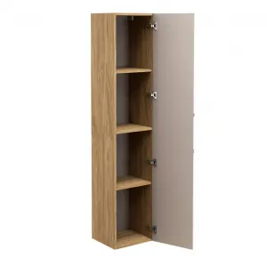 ArtCom Vysoká skrinka do kúpeľne LUXOR Beige 80-01-1D