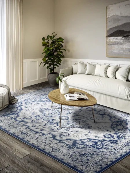Villeroy & Boch - Hanse Home koberce Kusový koberec Villeroy & Boch 106122 Cream, Blue - 120x170 cm