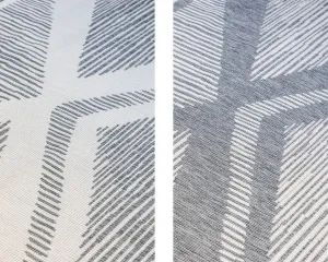 ELLE Decoration koberce Kusový koberec Gemini 106013 Silver z kolekcie Elle – na von aj na doma - 80x150 cm