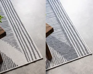 ELLE Decoration koberce Kusový koberec Gemini 106013 Silver z kolekcie Elle – na von aj na doma - 80x150 cm
