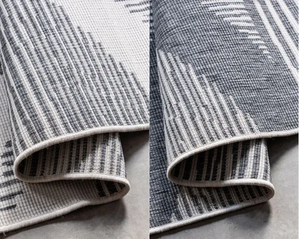 ELLE Decoration koberce Kusový koberec Gemini 106013 Silver z kolekcie Elle – na von aj na doma - 80x150 cm