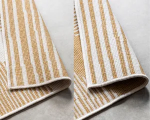 ELLE Decoration koberce Kusový koberec Gemini 106017 Ochre z kolekcie Elle – na von aj na doma - 80x150 cm