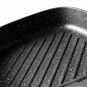 Panvica Gem GREY na grilovanie s odnimateľnou rukoväťou 28 cm