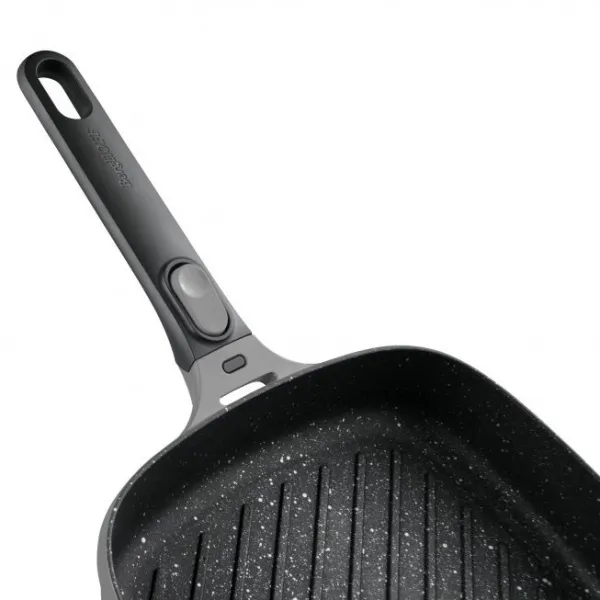 Panvica Gem GREY na grilovanie s odnimateľnou rukoväťou 28 cm