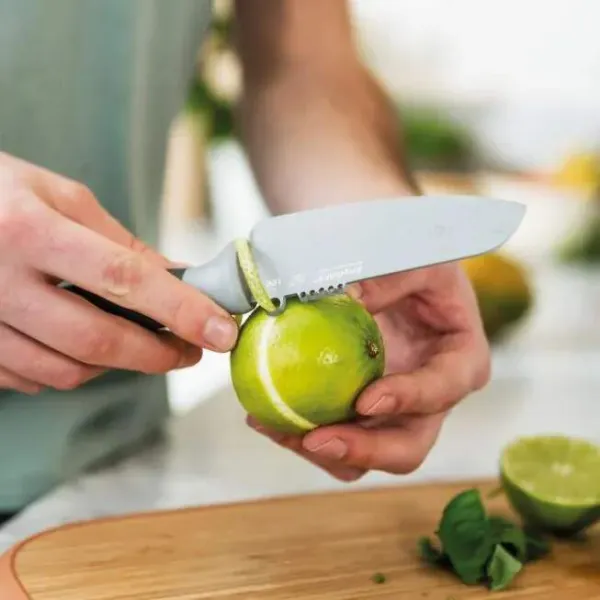 Nôž Leo na zeleninu a citrusy 11 cm (sivý)
