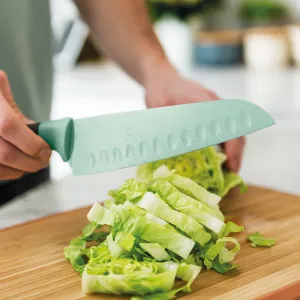 Nôž Leo santoku 17 cm mätový