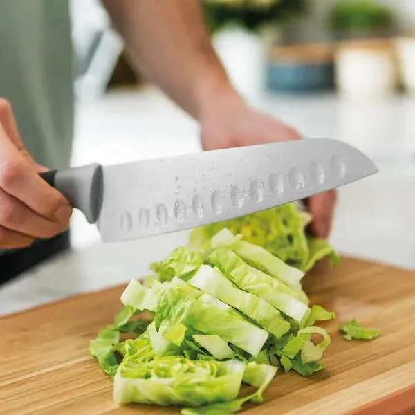 Nôž Leo Santoku 17cm (sivý)