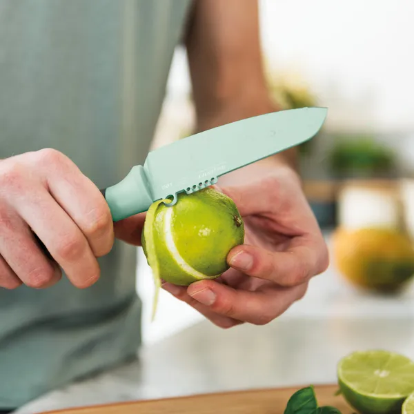 Nôž Leo na zeleninu a citrusy 11cm (zelený)