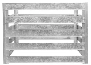 Kompostér plechový  560 L, 93 x 93 x 70 cm