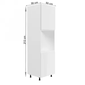 Vysoká skrinka AURORA D60P Tempo Kondela Biela