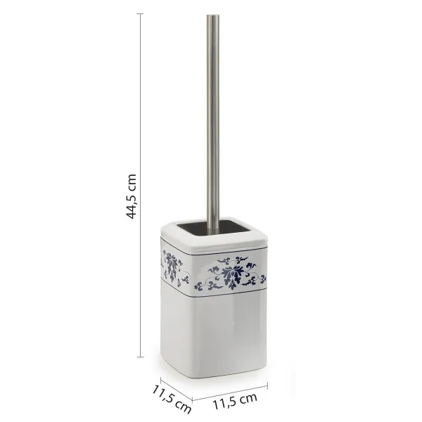 CIXI WC kefa na postavenie, porcelán, biela/modrá CX3389
