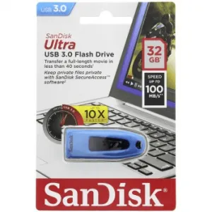 SanDisk Ultra USB 3.0 32 GB, modrá 85235110