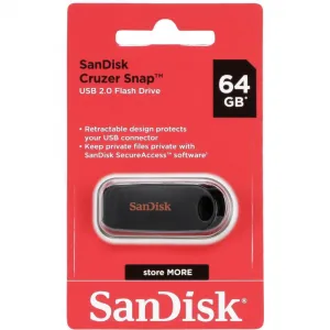 Flash disk SanDisk Cruzer Snap 64GB SDCZ62-064G-G35