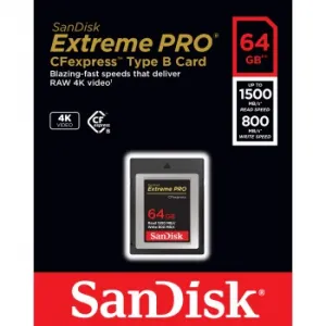SanDisk CF Extreme PRO expres 64 GB, Type B 85235110