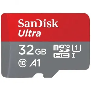 SanDisk MicroSDXC 32GB Ultra (120 MB/s, A1 Class 10 UHS-I, Android) + adaptér
