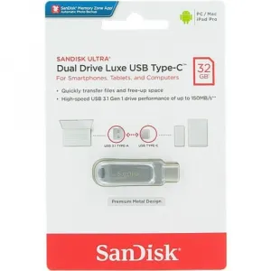 SanDisk Ultra Dual Drive Luxe USB-C 32GB Flash disk SDDDC4-032G-G46