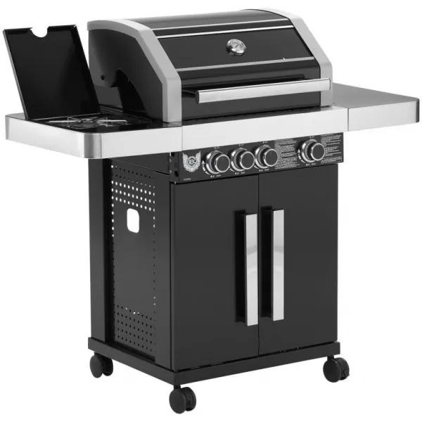 Plynový gril BBQ Chief 6.0, čierna