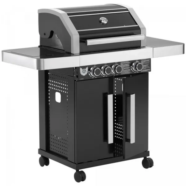 Plynový gril BBQ Chief 6.0, čierna