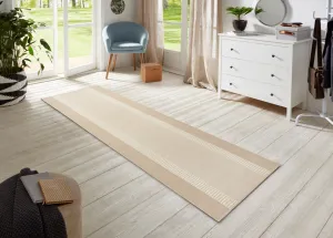 Hanse Home Collection koberce Behúň Basic 105490 Ivory - 80x200 cm